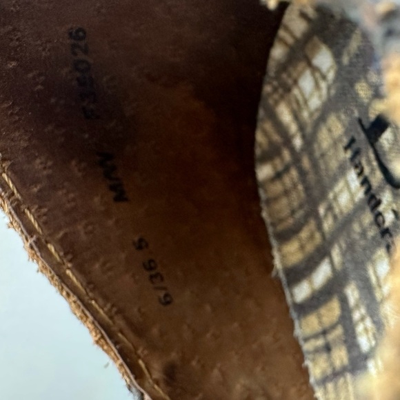 Born Thyra Rust Lace Up Moccasin Casual Shoe Suede Size 6 - Picture 8 of 8